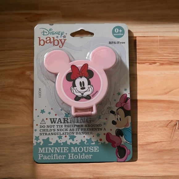 Disney Other - Disney Baby Minnie Mouse Pacifier Holder